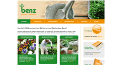 Desktop Screenshot of benzgaertnerei.ch